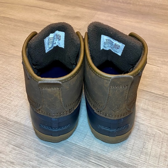 Sperry Top-Sider Breakwater Lace Up Men's Boots - Navy / Brown - US Size 7 - Picture 5 of 6